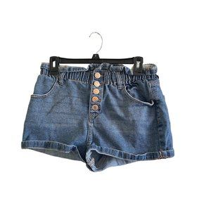 Wild Fable Blue High Waisted Denim Shorts